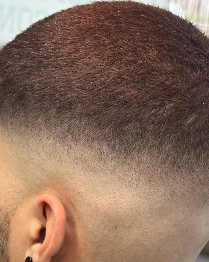 Degradê baixo com topo texturizado
